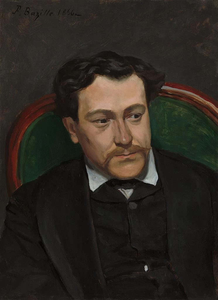 Jean-Frédéric Bazille-63-Ritratto di Edouard Blau - National Gallery of Art, Washington DC